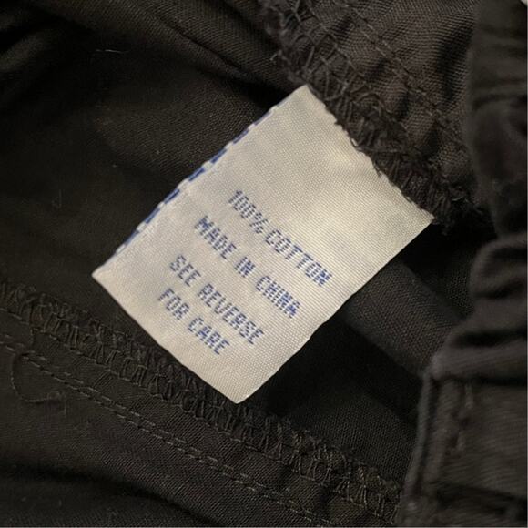 Angel Kiss Womens Y2K Wide Leg Cargo Pants S Goth Punk Grunge Black Pockets - Picture 9 of 14